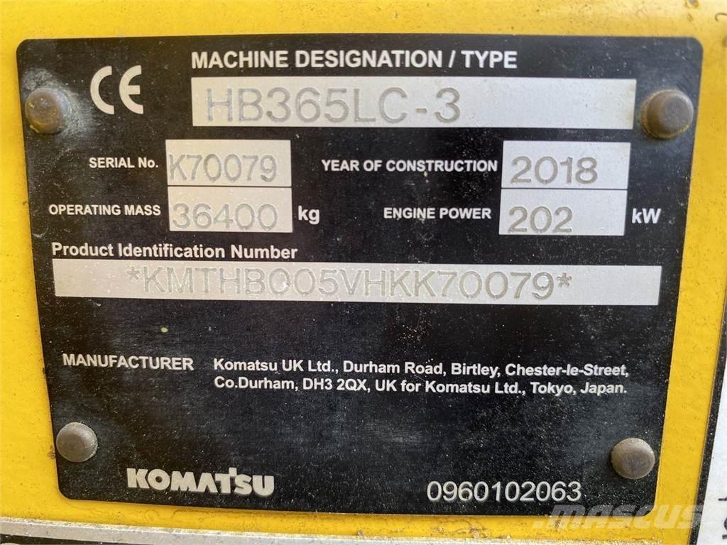 Komatsu HB365LC-3 履帶式 挖土機/掘鑿機/挖掘機