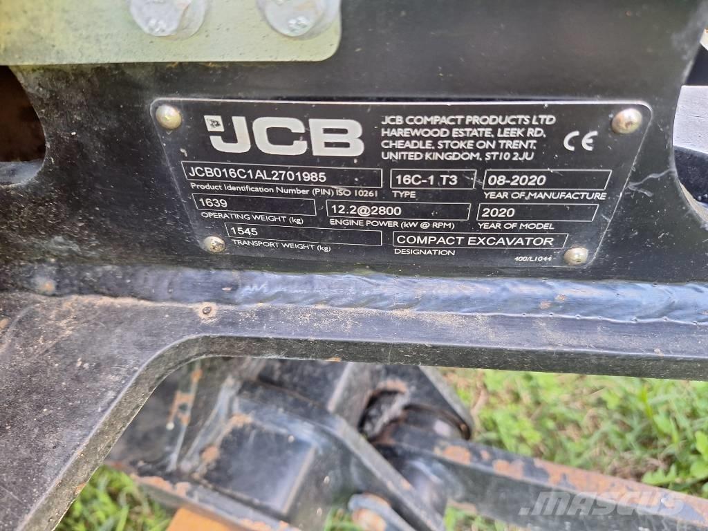 JCB 16 C-1 小型挖土機/掘鑿機<7t(小型挖掘機)