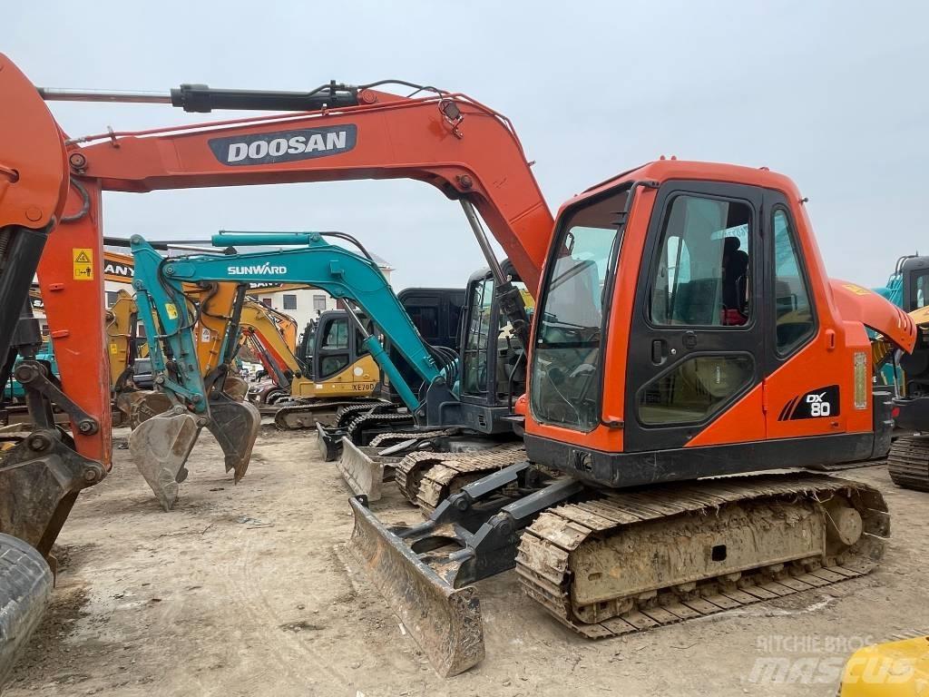 Doosan DX80 小型挖土機/掘鑿機<7t(小型挖掘機)