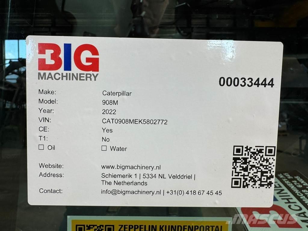 CAT 908M 輪胎式裝載機