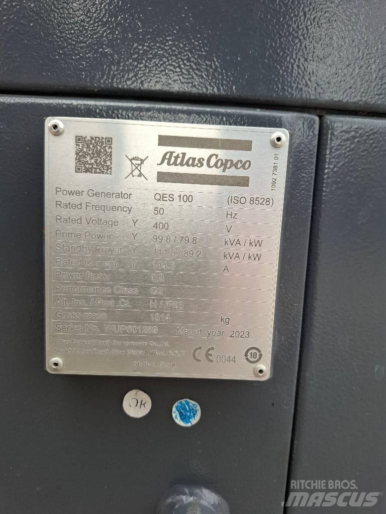 Atlas Copco QES 100 柴油發電機