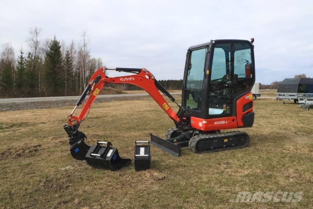 Kubota KX016-4 小型挖土機/掘鑿機<7t(小型挖掘機)