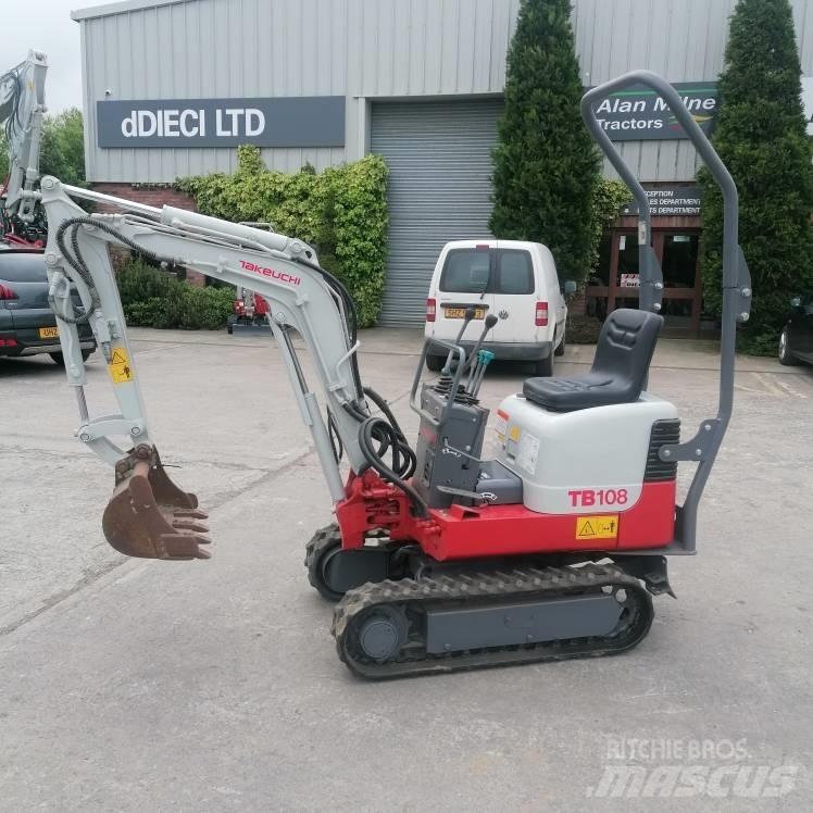 Takeuchi TB108 小型挖土機/掘鑿機<7t(小型挖掘機)