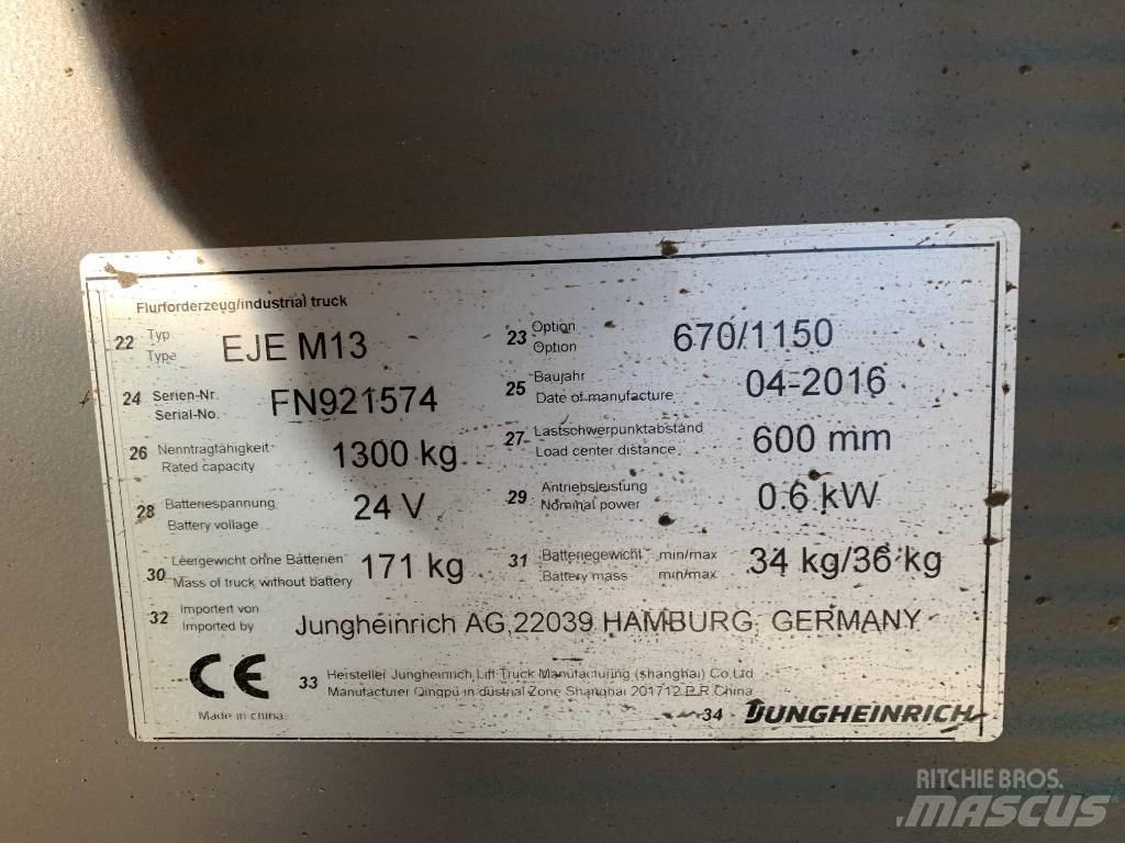 Jungheinrich EJE M13 低架升降機