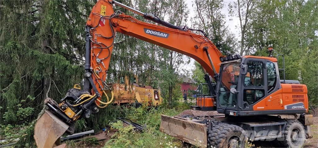 Doosan DX170W 旋轉式挖土機/掘鑿機/挖掘機