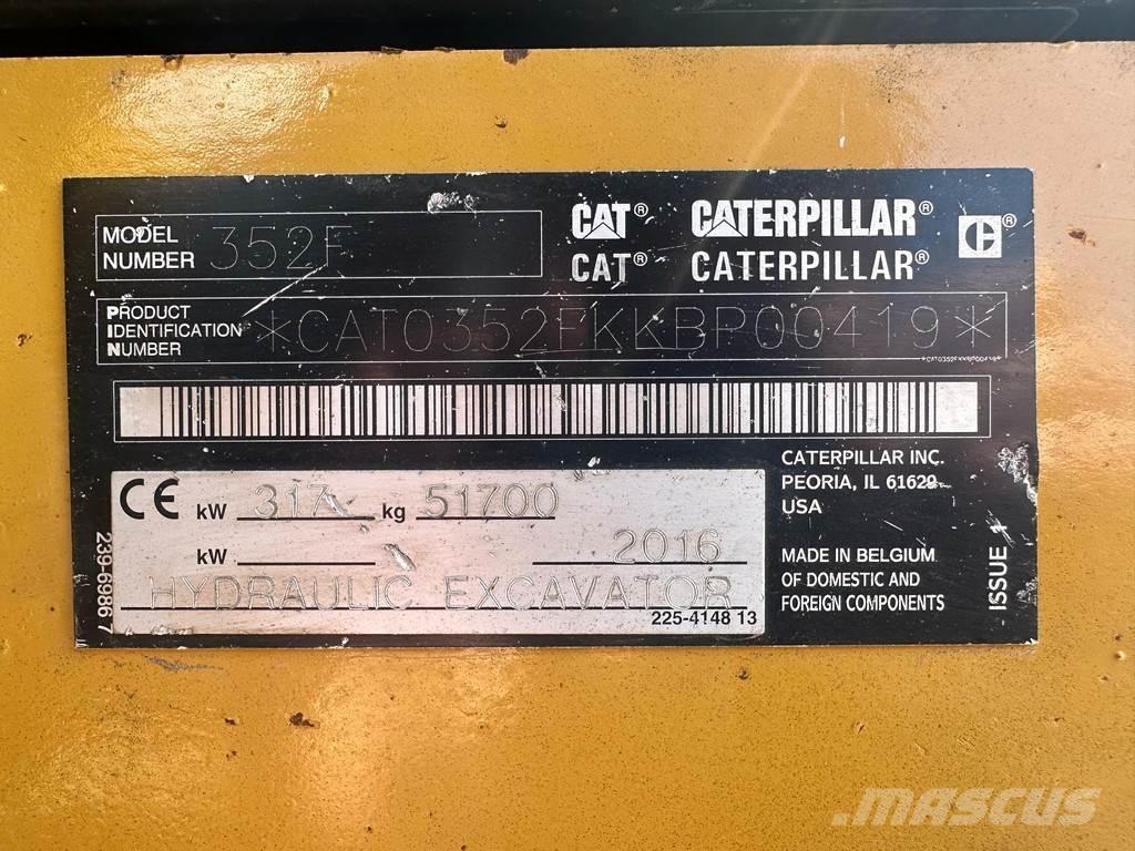 CAT 352F 履帶式 挖土機/掘鑿機/挖掘機
