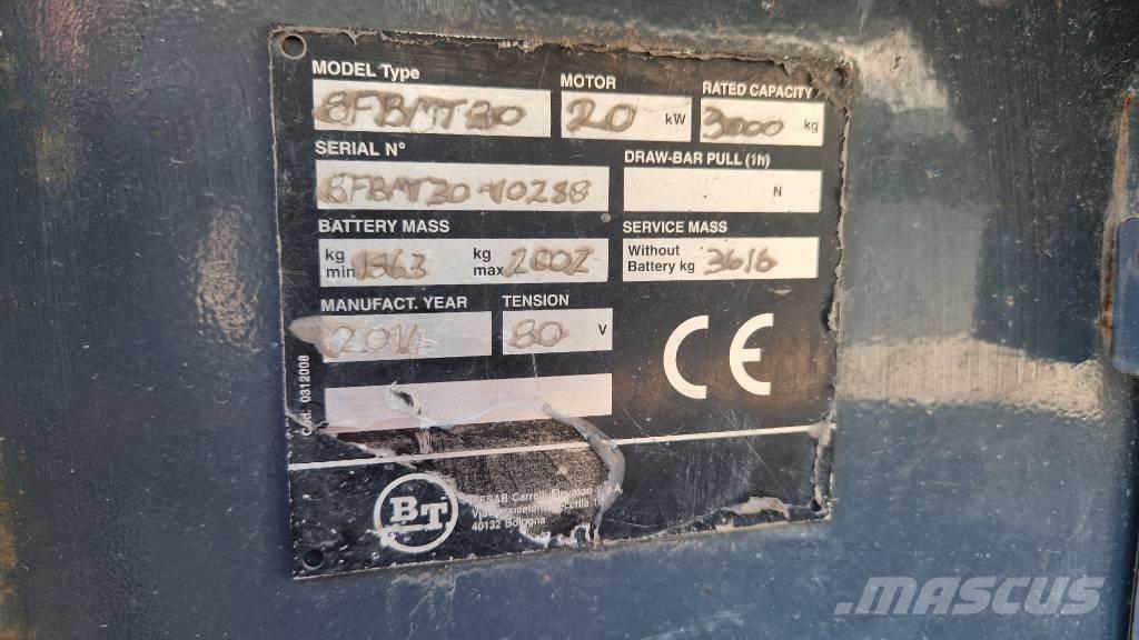 Toyota 8 FBMT 30 電動堆高機