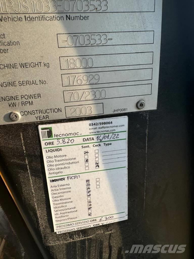 JCB JS 180 履帶式 挖土機/掘鑿機/挖掘機