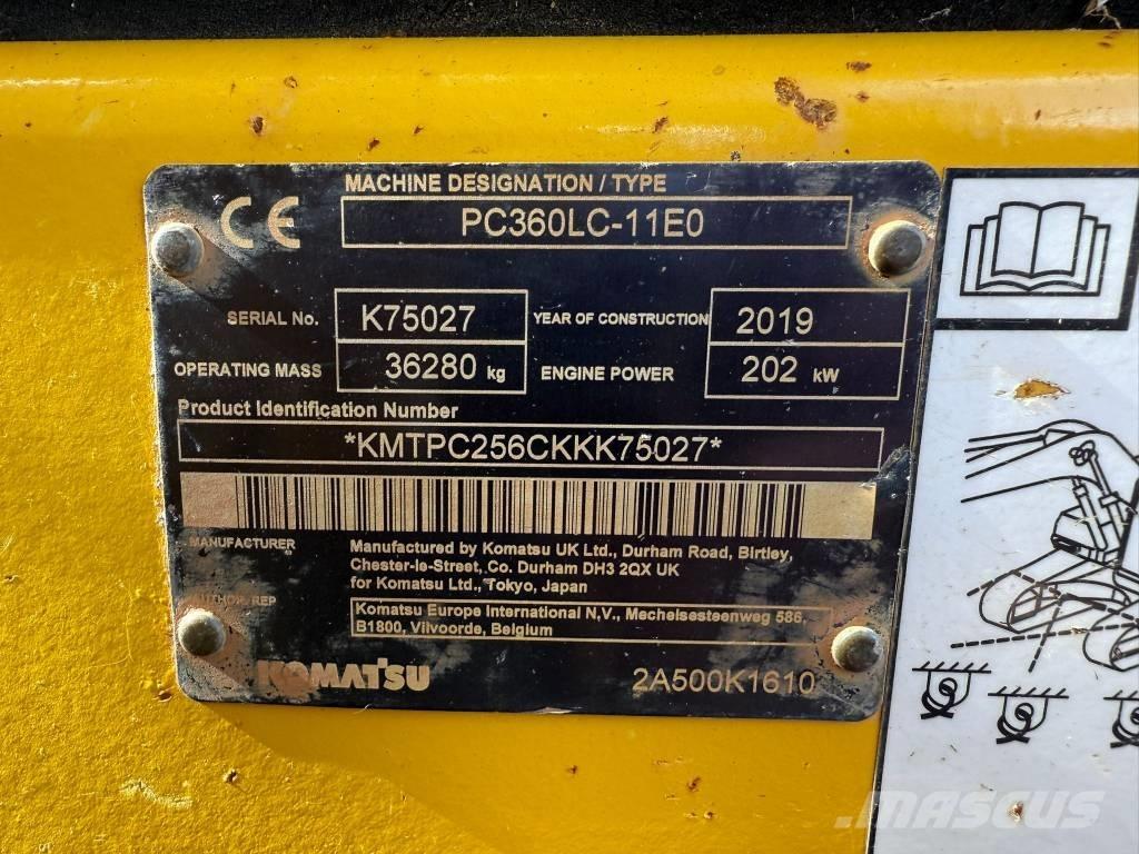 Komatsu PC 360 LC-11 履帶式 挖土機/掘鑿機/挖掘機