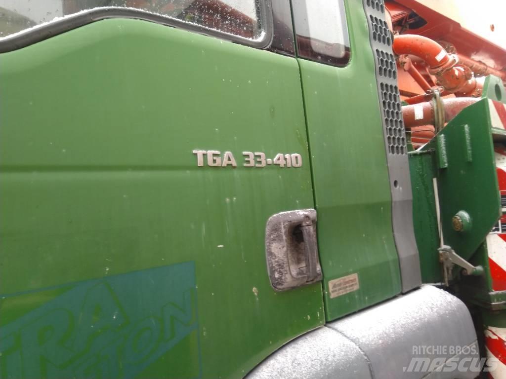 MAN TGA 33.410 混凝土泵浦