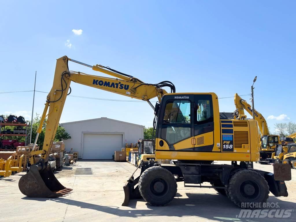 Komatsu PW 158-11 旋轉式挖土機/掘鑿機/挖掘機