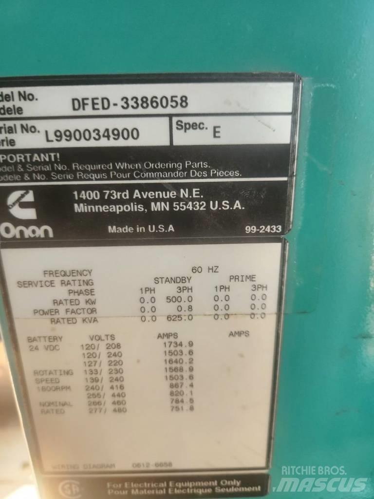 Cummins KTA19 柴油發電機