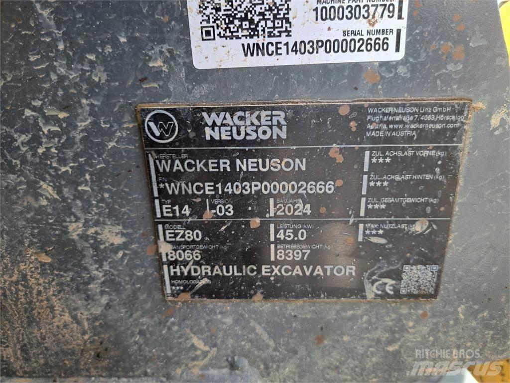 Wacker Neuson EZ80 履帶式 挖土機/掘鑿機/挖掘機