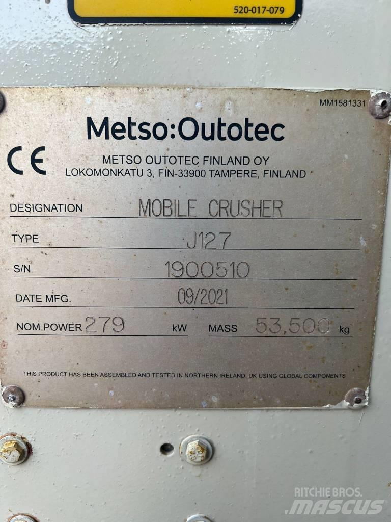 Metso Nordtrack J127 破碎機