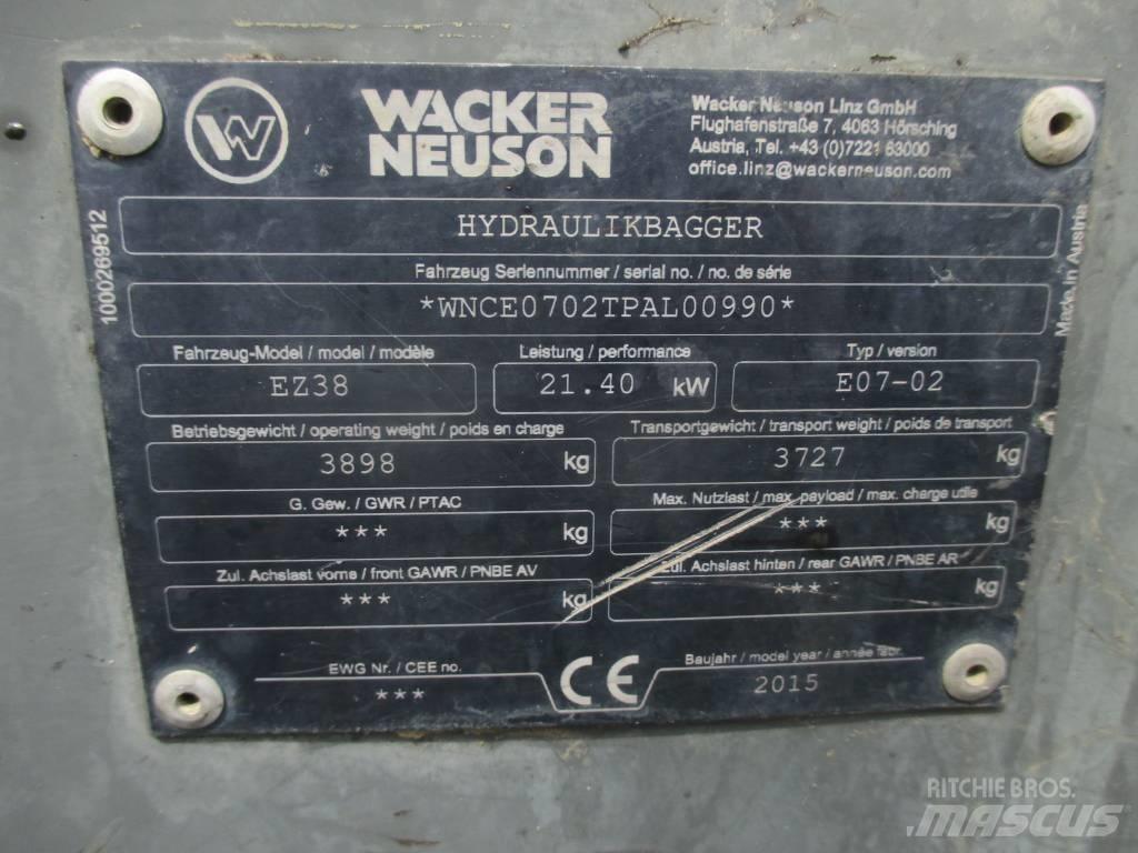 Wacker Neuson EZ 38 履帶式 挖土機/掘鑿機/挖掘機