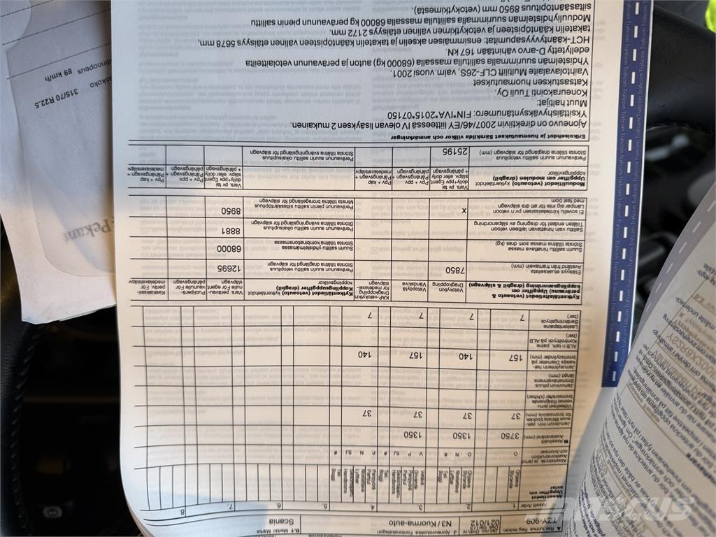 Scania R 580 8X2 起重可拆卸式卡車