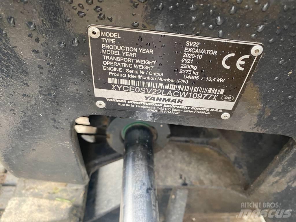Yanmar SV 22 小型挖土機/掘鑿機<7t(小型挖掘機)