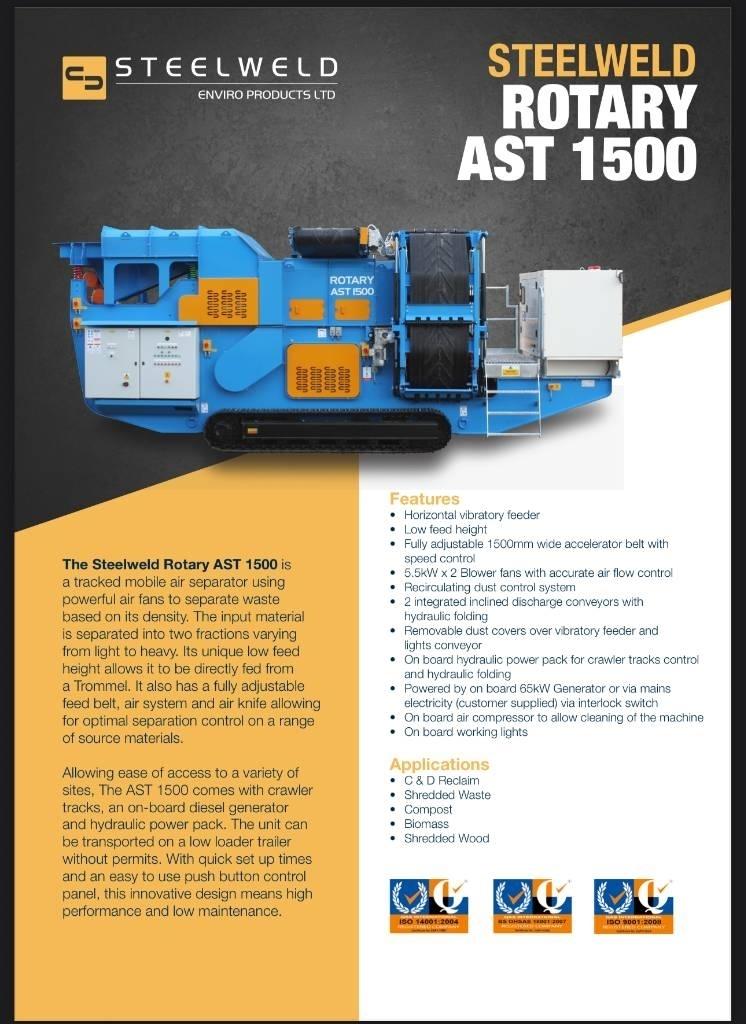  STEELWELD AST1500 移動式篩選機