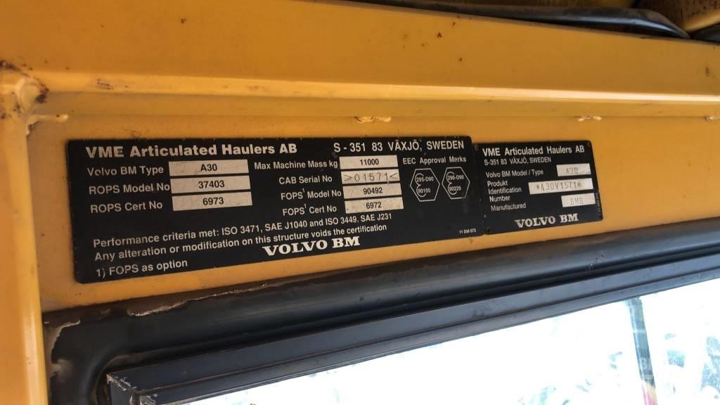 Volvo A 30 鉸接式起吊車