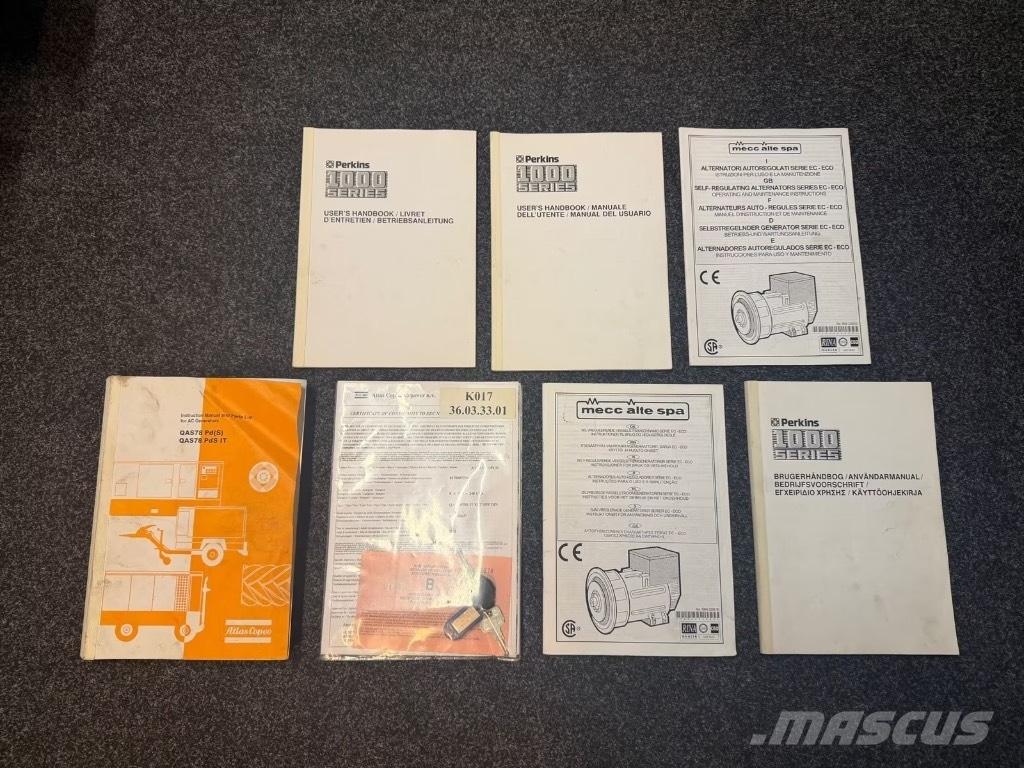 Atlas Copco QAS 78 柴油發電機