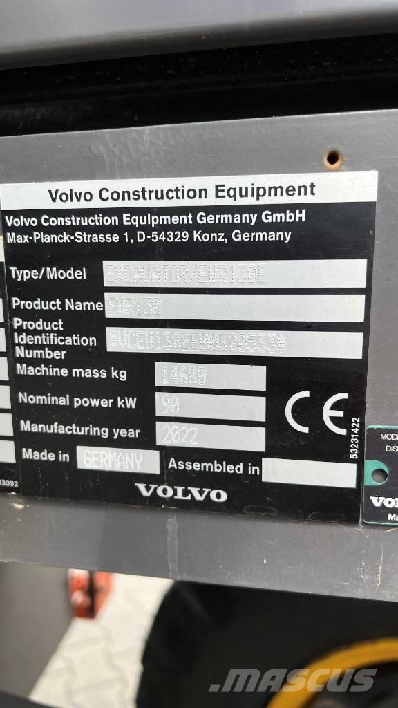 Volvo EWR 130 E 旋轉式挖土機/掘鑿機/挖掘機