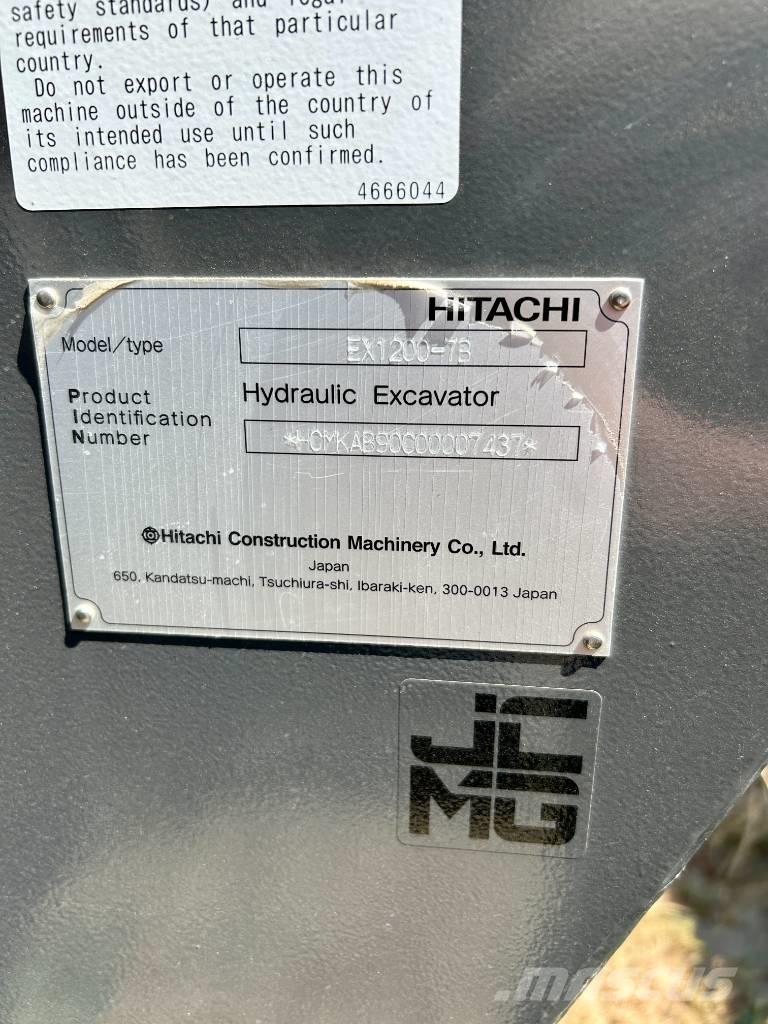 Hitachi EX 1200-7B 履帶式 挖土機/掘鑿機/挖掘機