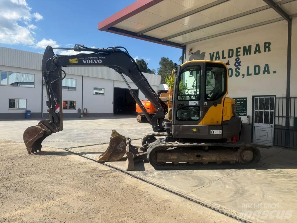 Volvo ECR 88 D, ECR88 中型挖土機/掘鑿機/挖掘機 7t-12t