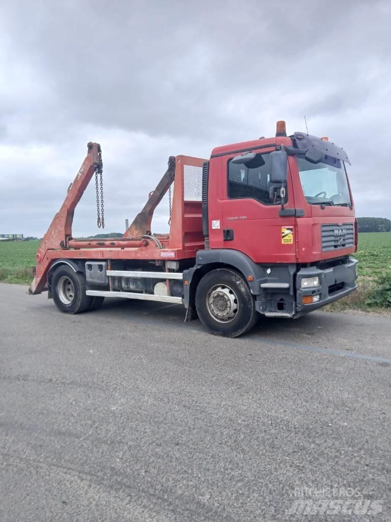 MAN TGM 18.280 裝載運輸卡車