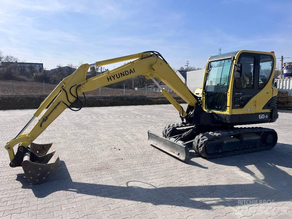 Hyundai Robex 60-9 小型挖土機/掘鑿機<7t(小型挖掘機)