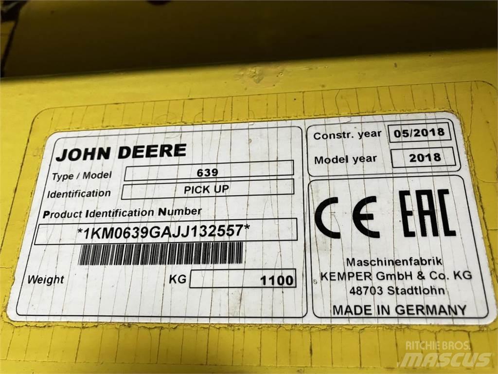 John Deere 639 聯合收穫機配件