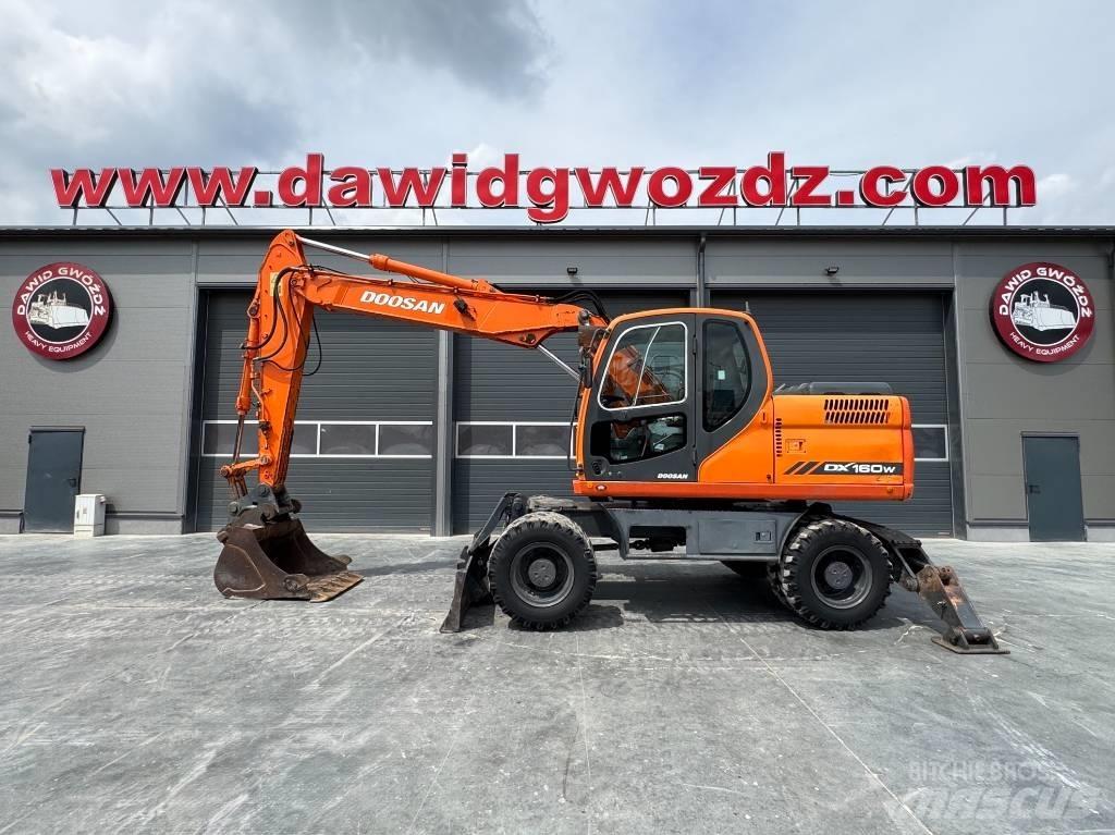 Doosan DX 160 W 旋轉式挖土機/掘鑿機/挖掘機