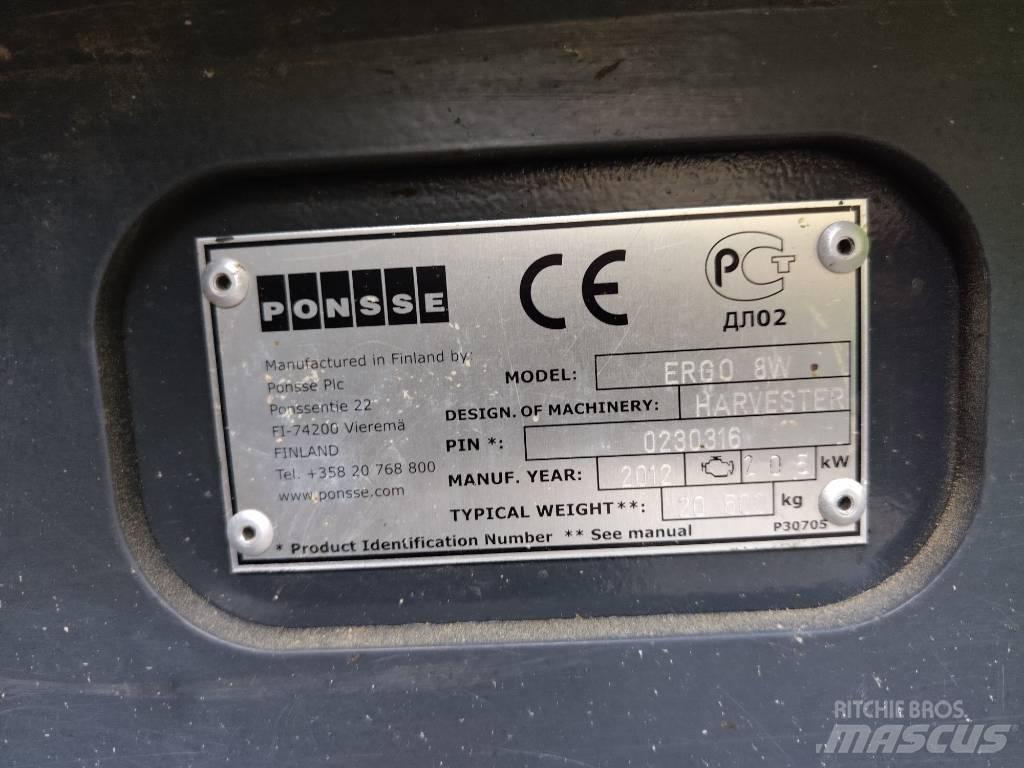 Ponsse ERGO 8W 收穫機