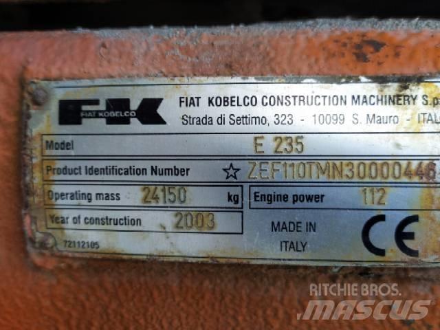 Fiat-Kobelco E 235 履帶式 挖土機/掘鑿機/挖掘機