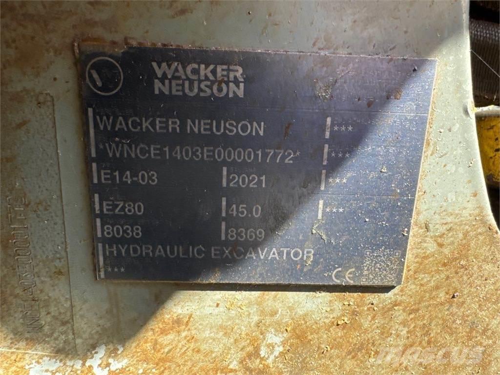 Wacker Neuson EZ80 履帶式 挖土機/掘鑿機/挖掘機