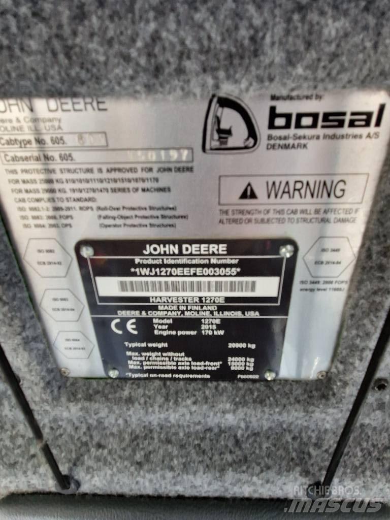 John Deere 1270E 收穫機