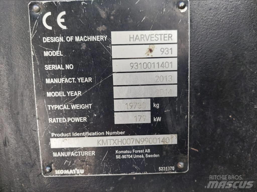 Komatsu 931.1 收穫機
