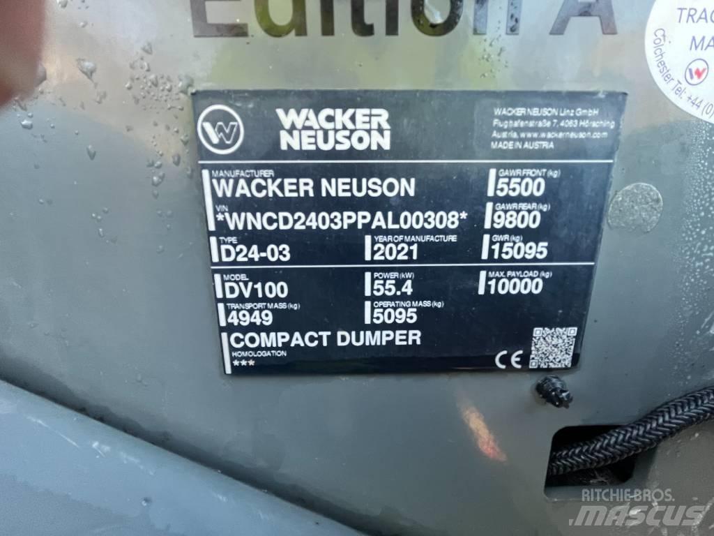 Wacker Neuson DV 100 側卸礦車