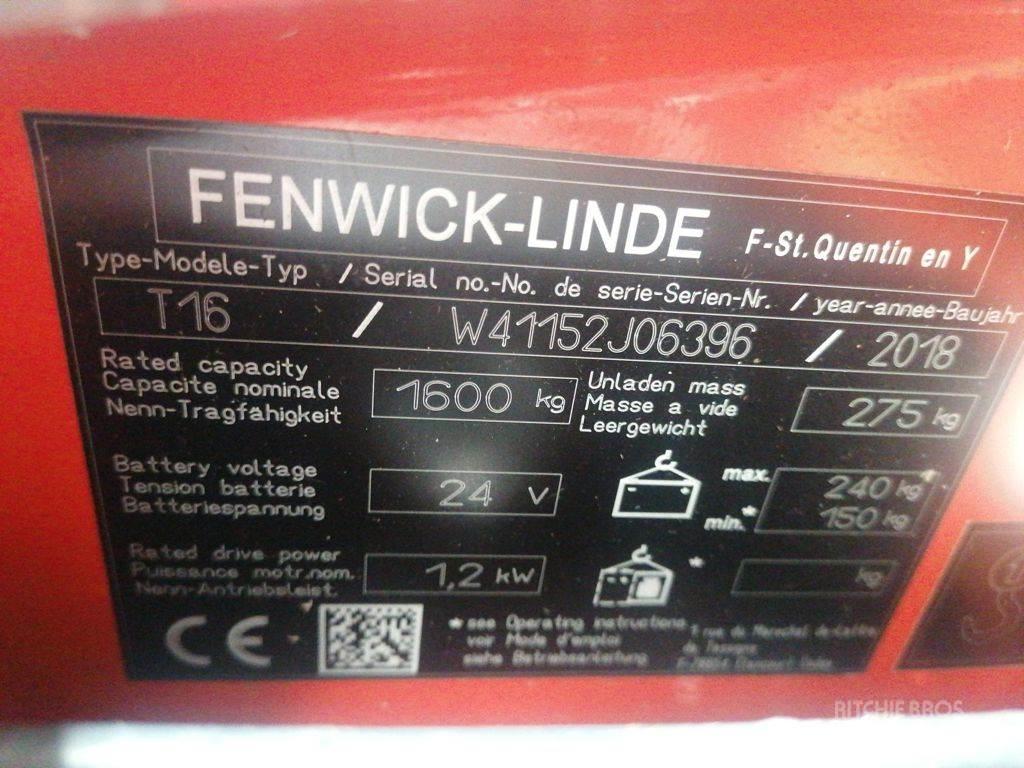 Linde T16 低架升降機