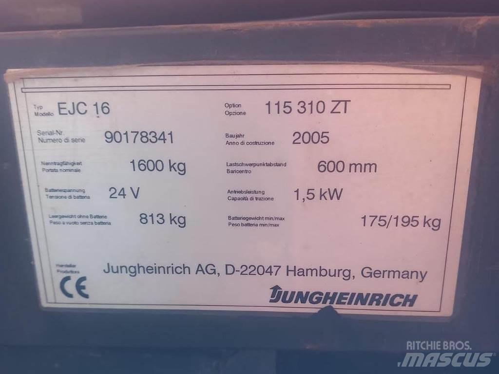 Jungheinrich ECJ16 手拉式油壓拖板車