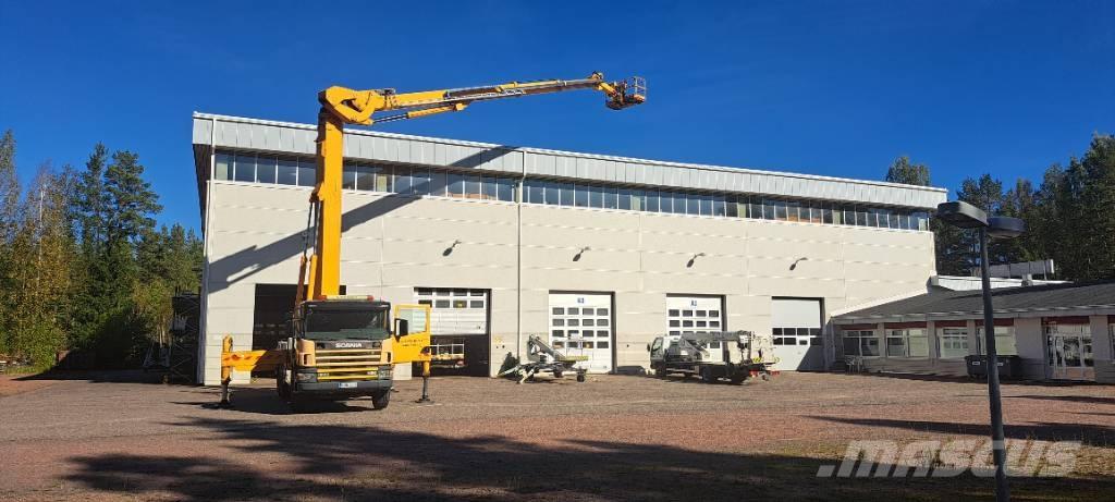 Scania P124 GB 卡車裝載高空作業車