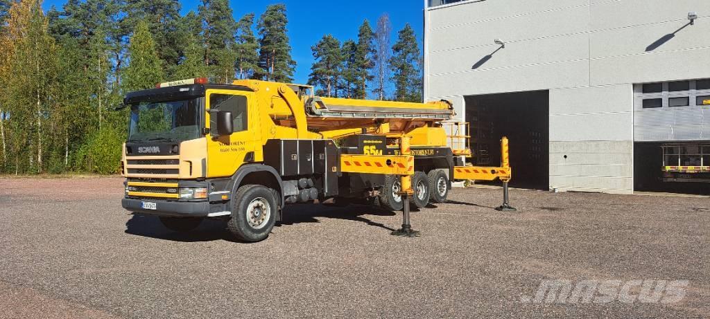 Scania P124 GB 卡車裝載高空作業車