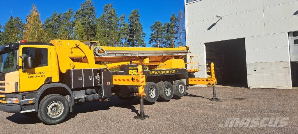 Scania P124 GB 卡車裝載高空作業車