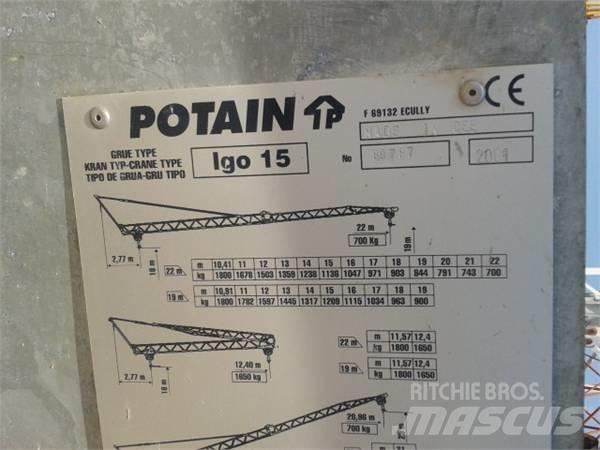 Potain Igo 15 塔式起重機