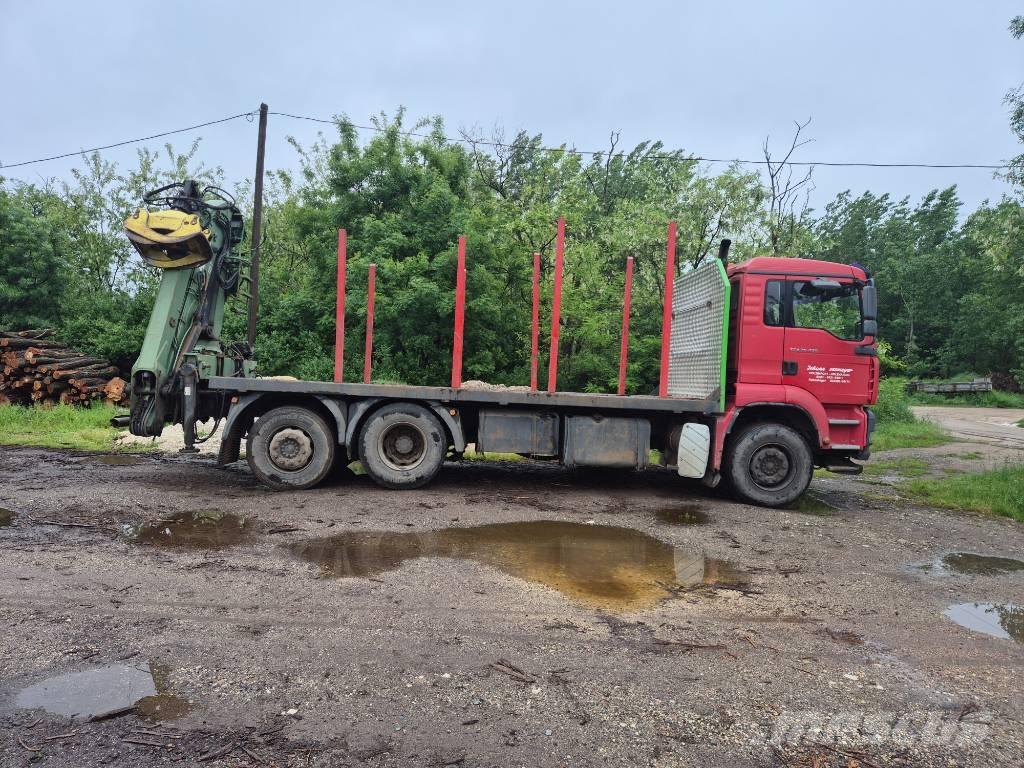 MAN TGA 26.430 木材貨車