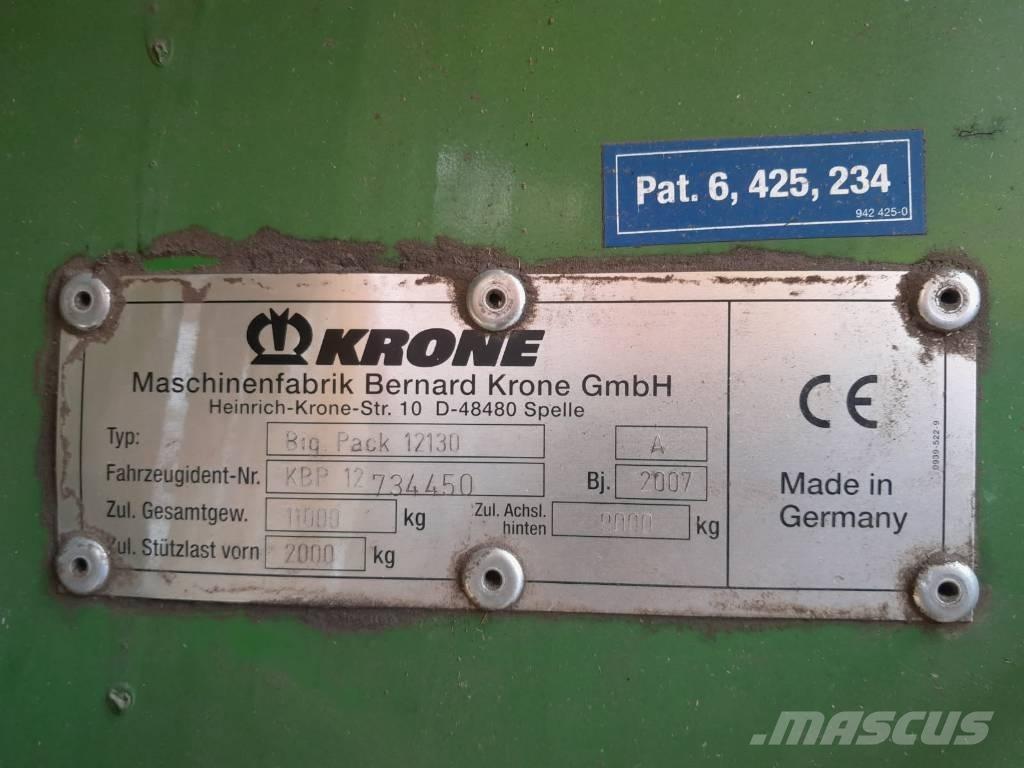 Krone Big Pack 12130 方形打捆機
