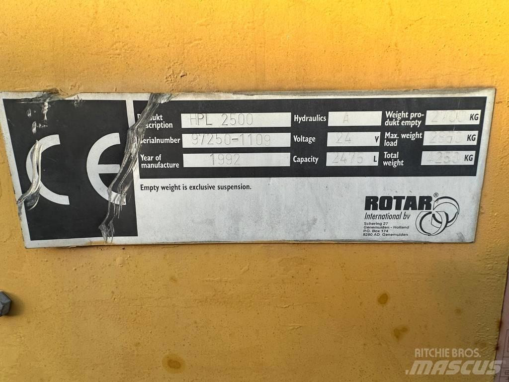 Rotar HPL 2500 廢棄物選別設備