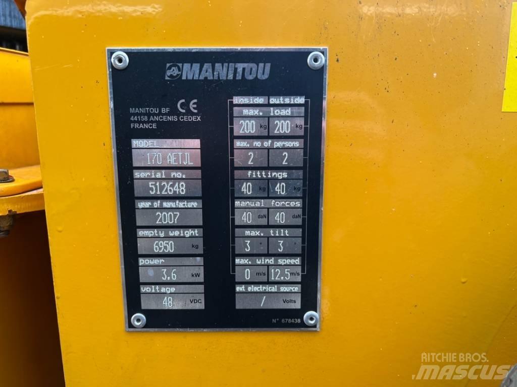 Manitou 170AETJ 曲臂高空作業車