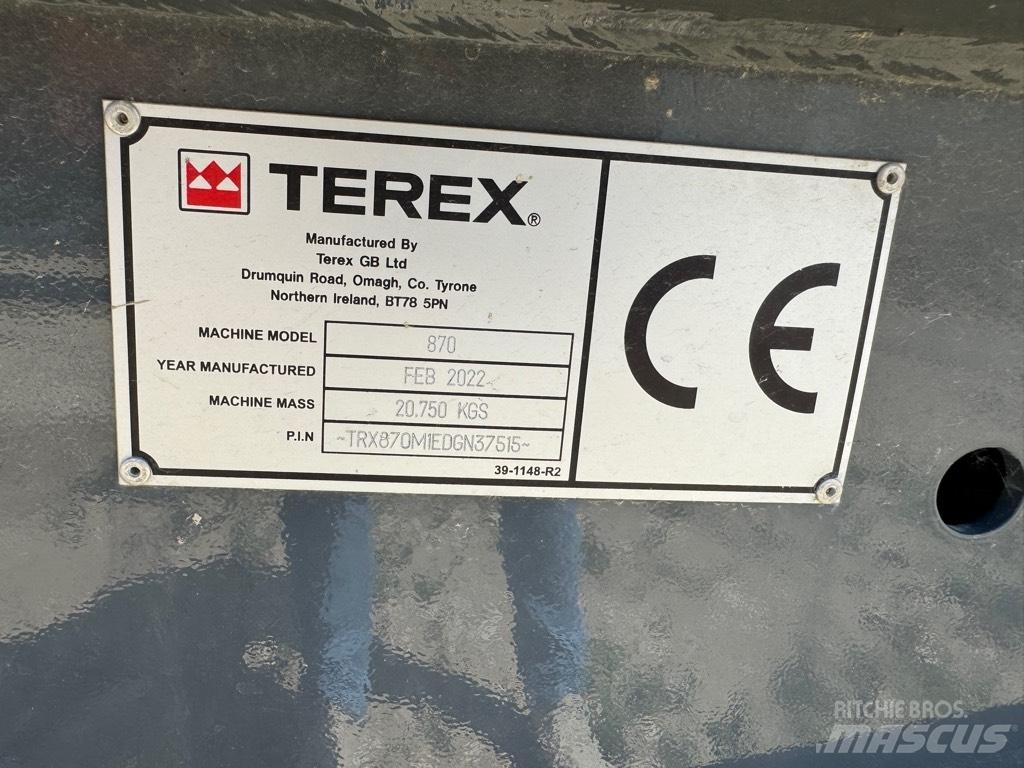 Terex 870 移動式篩選機