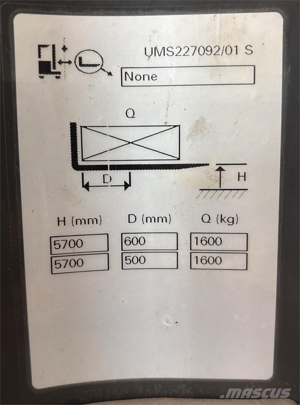 Atlet UMS160 前伸式堆高機(叉車)