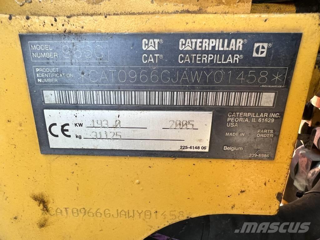 CAT 966 G II 輪胎式裝載機